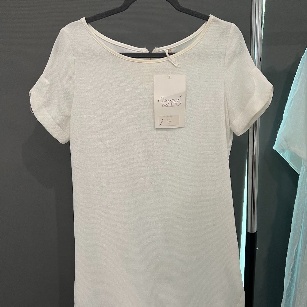 White Shift Dress
